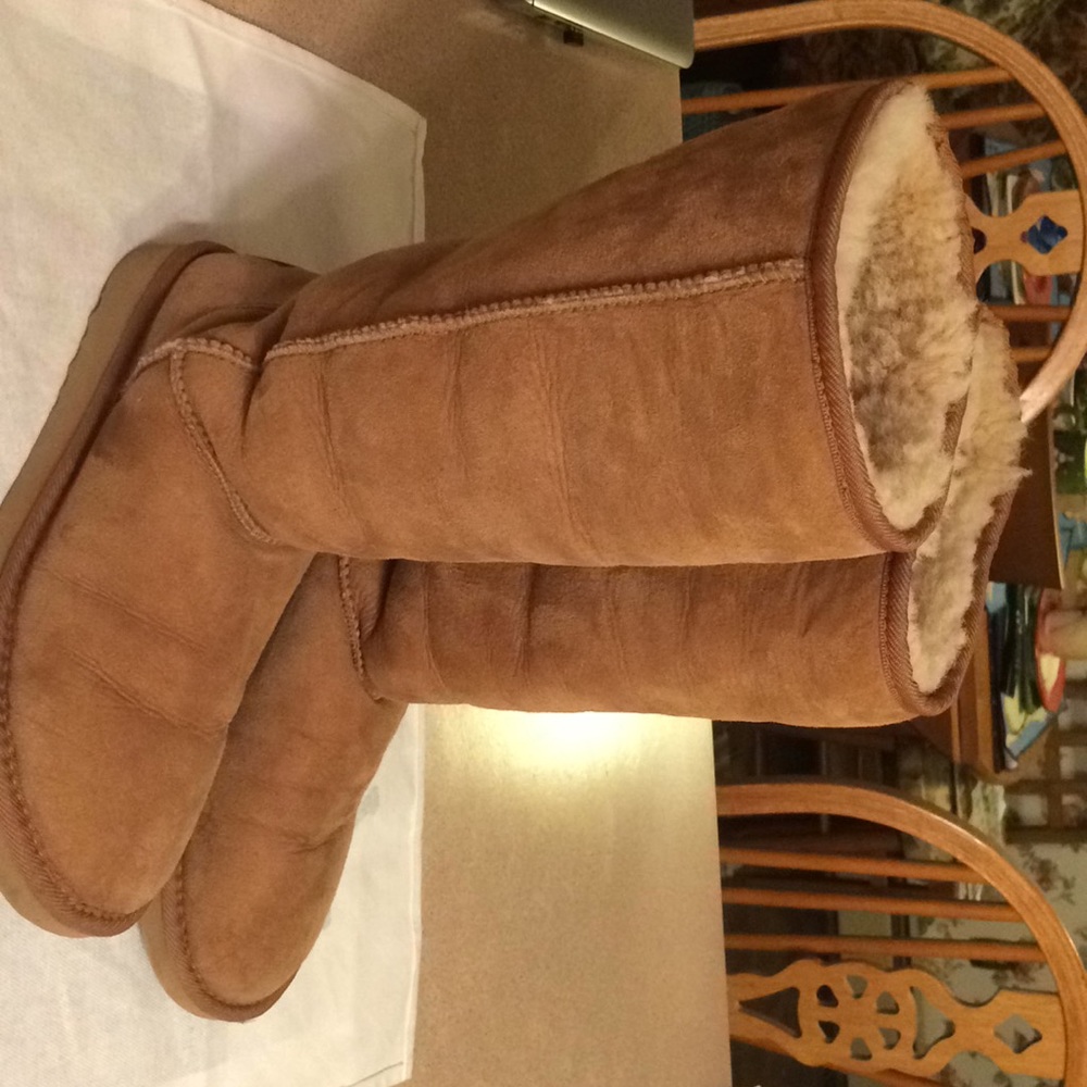 Tall tan uggs